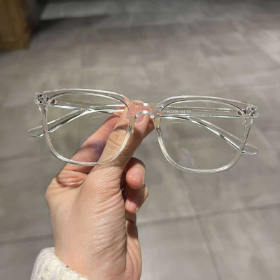 Kính gọng thời trang trong suốt nhựa dẻo