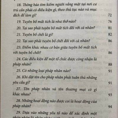 Câu hỏi thường gặp trong lĩnh vực dân sự