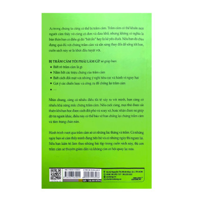 Bị Trầm Cảm Tôi Phải Làm Gì ? - Vanlangbooks