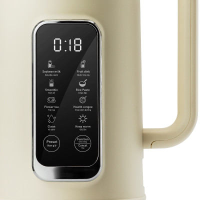 Máy làm sữa hạt Elmich 1L CBE-8650, Hàng chính hãng, 7 chế độ nấu, tự làm sạch, điều khiển cảm ứng - JoyMall