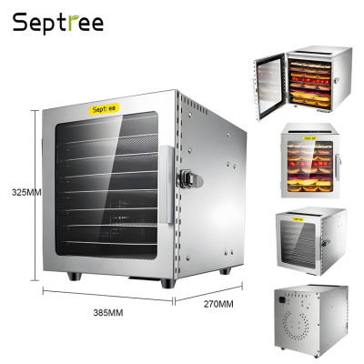 Máy sấy thực phẩm 8 khay thương hiệu Mỹ Septree DBC-08A01 công suất 500W - Hàng nhập khẩu