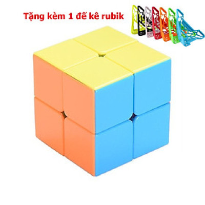 Rubik 2x2 - Không viền tặng kèm chân đế