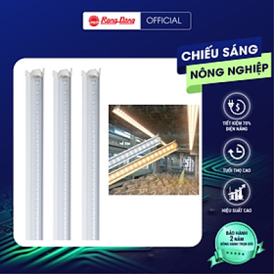 Combo 3 Đèn LED ChuyênDụng Trồng Rau, Nuôi Cấy Mô Chính Hãng Rạng Đông Model: D NCM02L 120 16 W Trắng