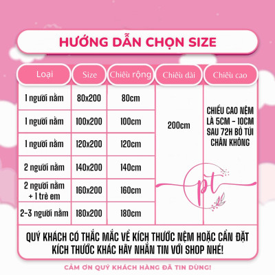 Nệm Bông Gòn Xuất Nhật, Nệm Trải Sàn Tiện Lợi, Đệm Văn Phòng Size 1m x 2m; 1.4m x 2m; 1.6m x 2m