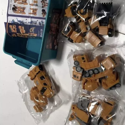 Bộ nam châm lắp ghép ô tô máy bay robot Cao Cấp 35 chi tiết - Đồ chơi cho bé