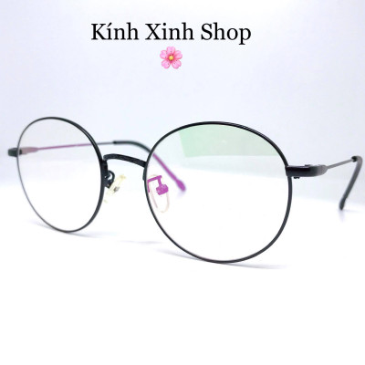 Kính Mắt tròn Kim loại sang chảnh cao cấp (ĐEN)