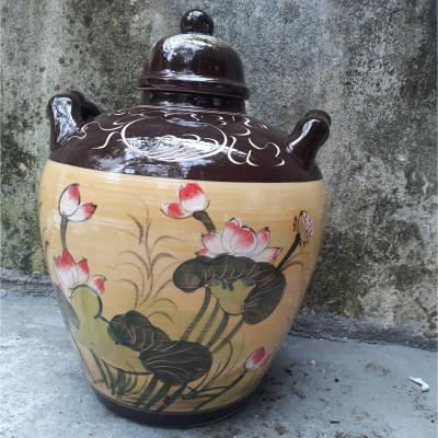 Hũ đựng gạo- Vò ngâm rượu - Chum gốm miệng nhỏ (Giao hàng ngẫu nhiên)