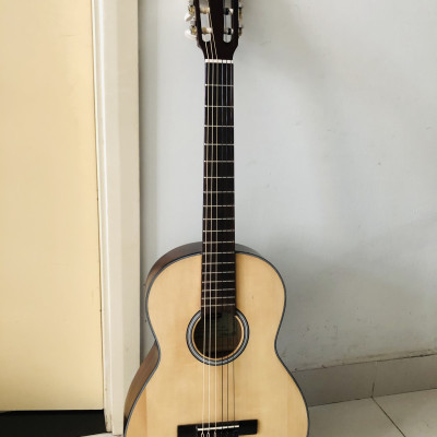 Đàn guitar classic mini DVE70C size 3/4 đàn ghita dành cho trẻ em + Tặng giá trình, Bao da phụ kiện đàn guitar