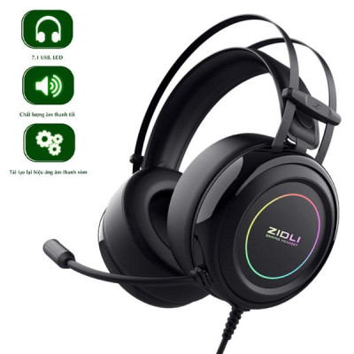 Tai Nghe Gaming Zcore 7.1 USB - Zidli ZH-7RB