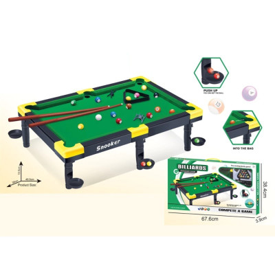 Đồ Chơi Bàn Bia ,Bàn Bida Snooker Pool Mini Cho Bé Bằng Nhựa Bi Có Số Cao Cấp ( KT 49,5x38x15,5cm )-Đồ Chơi Cho Bé