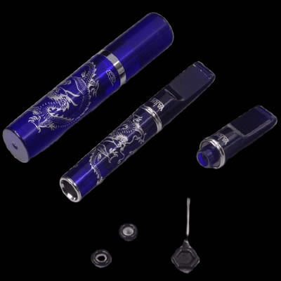 Bộ Lọc Thuốc Cao Cấp Khắc Hình Hoa Văn Rồng Xanh Cho Người Chơi Hệ Phong Thuỷ FULLSIZE-FULLBOX