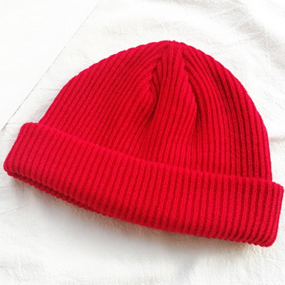 Mũ len trùm đầu phong cách Hip Hop NL17, Nón len trơn phong cách Hàn Quốc dành cho cả nam và nữ - Màu đỏ