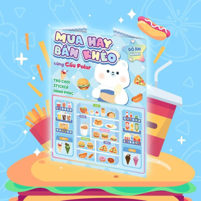 Sách - Mua Hay Bán Khéo - Trò Chơi Bóc Dán Cho Bé - Combo 5 Cuốn - Megabook