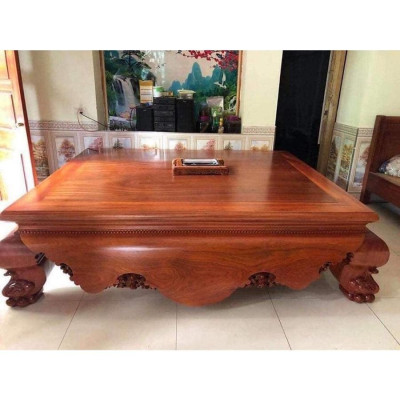 sập nằm gỗ gụ nam phi kt 1m8 x 2m2