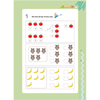 Sách Pomath - Toán Tư Duy Cho Trẻ 4-6 Tuổi (Tập 5)