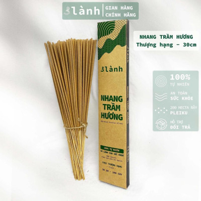 Nhang Trầm Hương Thượng Hạng 30-40cm, 100-400gr 3 Lành Tự Nhiên 100% >15 Năm Trầm Thờ Cúng Thư Giãn Xông Nhà