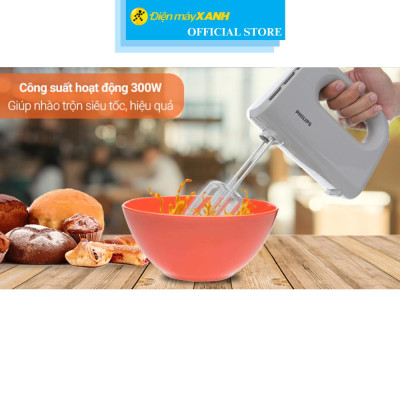 Máy đánh trứng Philips HR3705/20 - Hàng Chính Hãng