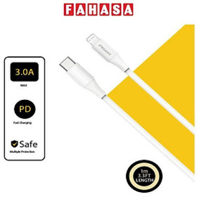 Cáp Sạc Mr White Lightning USB-C 1 m - Pisen CL-PD-1000