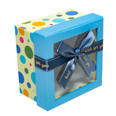 Hộp quà Vuông (Kiếng) Phượng Hoàng V047 - 9 x 9 x 6 cm - Giao nẫu ngẫu nhiên