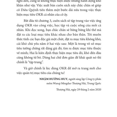 OKR Bước Đột Phá Trong Công Việc Và Cuộc Sống