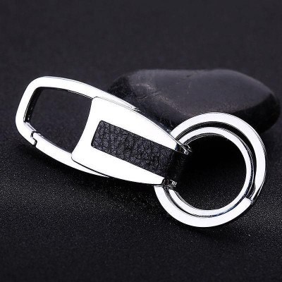 Móc Khóa Kim Loại Kèm Da Thời Trang