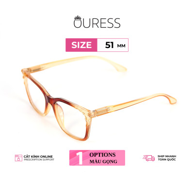 Gọng nhựa acetate 7018 siêu nhẹ siêu bền thời trang sang trọng OURESS