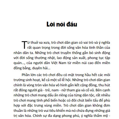 Đồng dao và trò chơi truyền thống