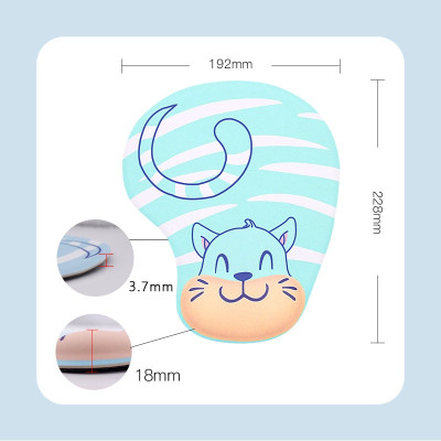 Miếng Lót Chuột Có Đệm 3D Mouse Pad Shin Áo Đỏ – Hàng Nhập Khẩu