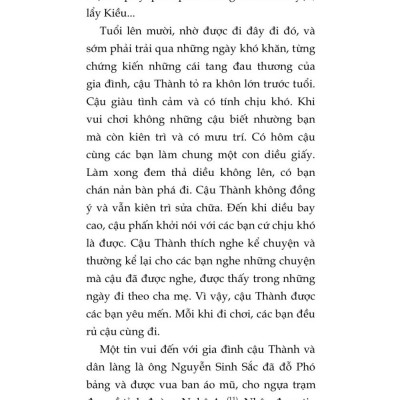 Thời niên thiếu của Bác Hồ (Xuất bản lần thứ hai) bản in 2025