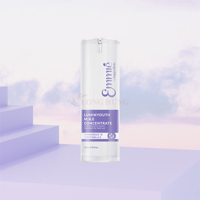 Tinh chất trẻ hóa ban đêm Emmié By Happyskin 12% Mandelic Acid + 0.3% Retinol (30ml) - Hàng chính hãng