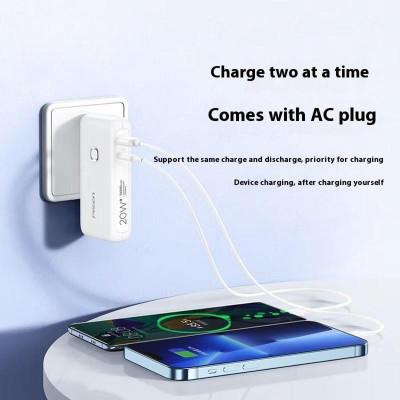 Sạc Dự Phòng 2 In 1 Có Chân Cắm - Quick High Power Box 10000MAH 20W - Pisen TS-D308 (Mẫu Màu Giao Ngẫu Nhiên)