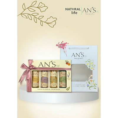 Hộp quà tặng combo 4 gel tắm AN