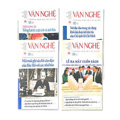 Tạp chí Văn Nghệ TP Hồ Chí Minh bộ 4 cuốn (số 129 - 132)