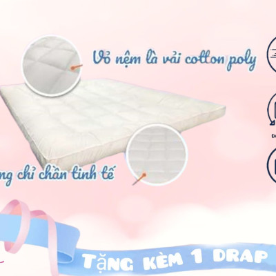Nệm Topper Dày 9cm 5cm Cao Cấp Chuẩn Khách Sạn 5 Sao Tấm Làm Mềm Nệm Topper Toper Nệm Đệm Tấm Bảo Vệ Nệm Miếng Lót Nệm Topper Trải Giường Tấm Đệm Toper 