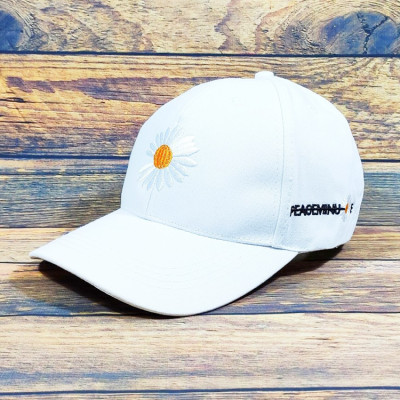 Nón kết / Mũ lưỡi trai thêu hoa cúc dại NON0249T