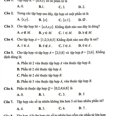 Sách - Chinh Phục Toán 6 Bằng 500 Câu Hỏi Trắc Nghiệm - Tập 1