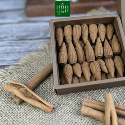 Nụ Quế Chi Sạch Ít Khói Hộp 40 Nụ Yên Tự Nhiên Không Hóa Chất Thờ Cúng Thư Giãn Xông Nhà Tẩy Uế