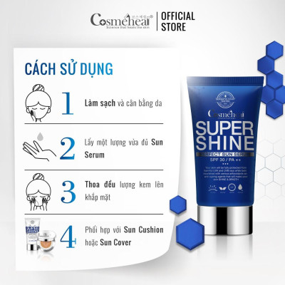 Chống Nắng Nội Sinh COSMEHEAL Supershine Perfect Sun Serum (60ml)