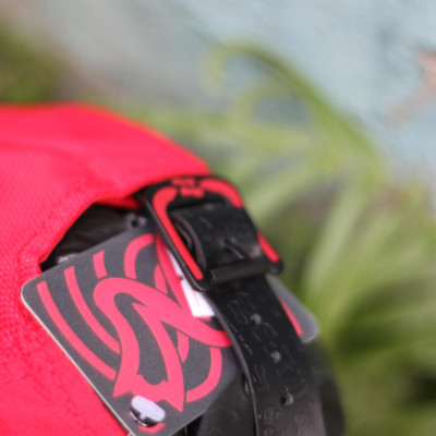 Nón kết dù/mũ lưỡi trai vải gió cho nữ màu đỏ ngọt ngào - siêu sang trọng - nón được may 2 lớp vải cao cấp phối da bò thật - ZCAP022- nón kết phụ kiện nữ không thể thiếu cho các chị em 