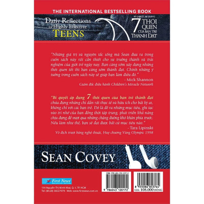 Sách - Bí Quyết Áp Dụng 7 Thói Quen Của Bạn Trẻ Thành Đạt - Khổ Nhỏ (Sean Covey)