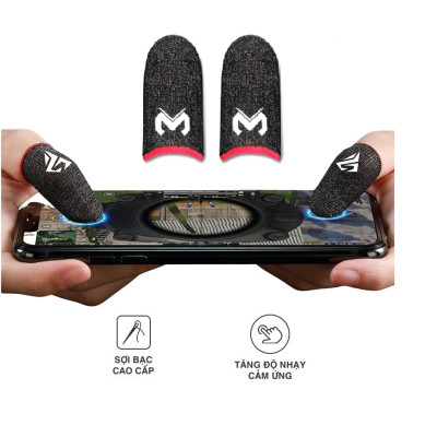 Găng tay chơi game MEMO - Sợi Carbon cao cấp siêu bền, co dãn, đàn hồi tốt , độ nhạy cao - Hàng nhập khẩu