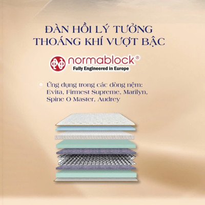 Nệm Lò Xo Túi Dunlopillo Royal Kensington  Đẳng Cấp Thượng Lưu  - Dày 38cm