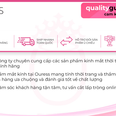 Gọng kính cận 3369 A7053 hợp kim cước OURESS thời trang nam nữ siêu nhẹ siêu bền