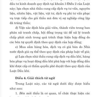 Luật đấu thầu (bản in 2024)