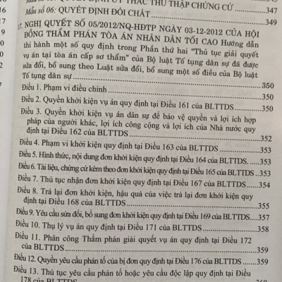 Hệ thống các nghị quyết của Hội đồng Thẩm phán Tòa án nhân dân tối cao về dân sự và tố tụng dân sự từ 1990-2023