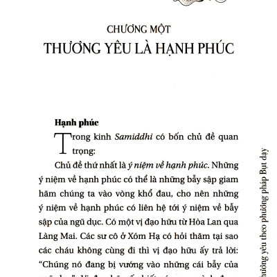 Thương Yêu Theo Phương Pháp Bụt Dạy - Tác Giả Thích Nhất Hạnh (PN)