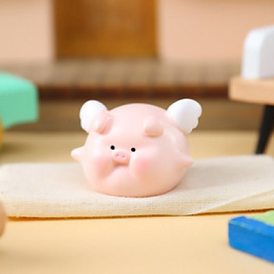 Mô hình tượng trang trí heo hồng mini 4 phong cách- arthouse_Hàng chính hãng