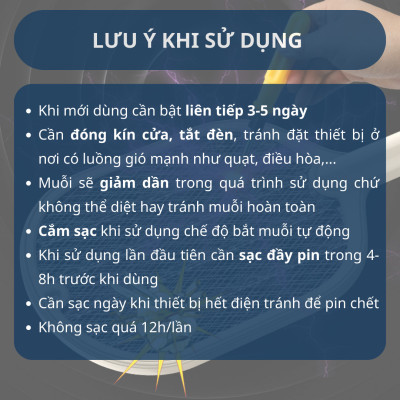 Vợt muỗi thông minh đa năng đèn bắt muỗi diệt công trùng an toàn cho trẻ em