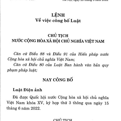 Luật Điện Ảnh