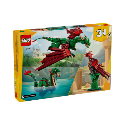 Đồ Chơi Lắp Ráp Rồng Trung Cổ LEGO CREATOR 31161 (715 chi tiết)